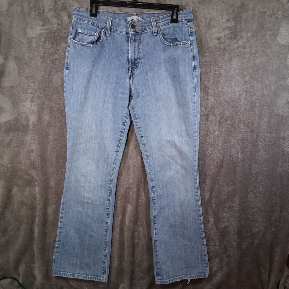 Levis 515‎ Bootcut Womens 12 Mid Rise Light Wash Y2K Vintage Denim Inseam 30.5